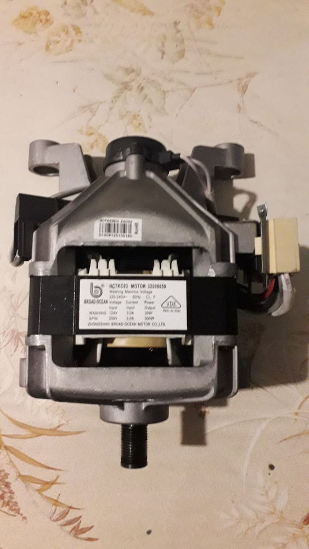 Moteur lave linge BROAD OCEAN. Electroménager