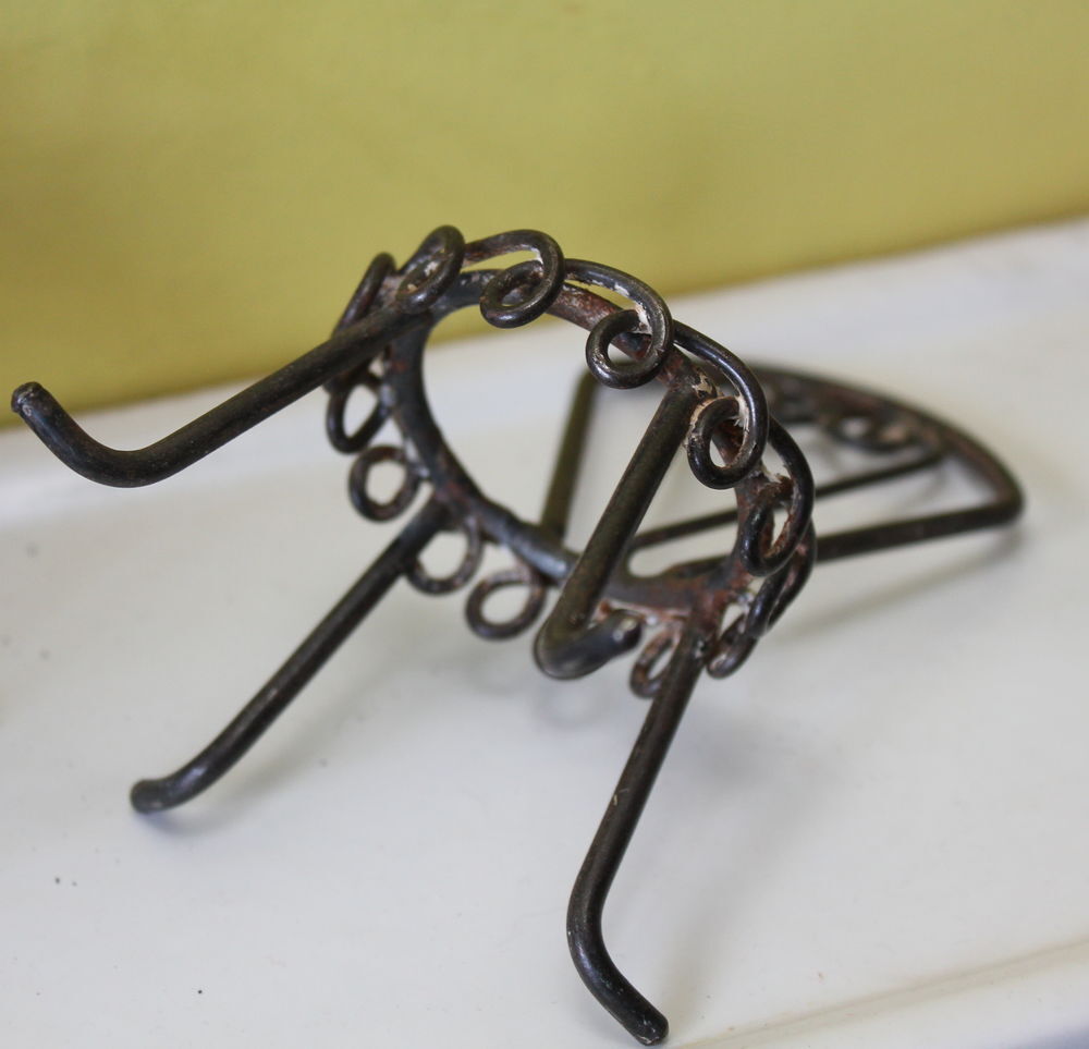 Mobilier de jardin fer forg&eacute; pour poup&eacute;e mannequin 50-60 