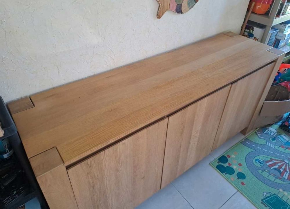 Buffet 3 portes ch&ecirc;ne massif Meubles