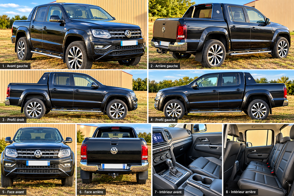 Amarok AMAROK DC 3.0 TDI 258 BVA8 4MOTION 4X4 PERMANENT AVENTURA 2018 occasion 51200 &Eacute;pernay
