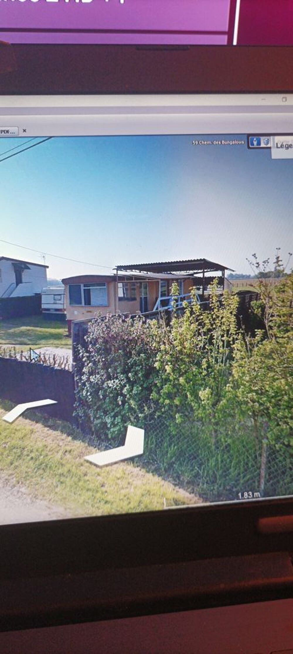 Vente Autre Bungalow (mobil'home + caravane) en bord de Saône 21250 Lechâtelet