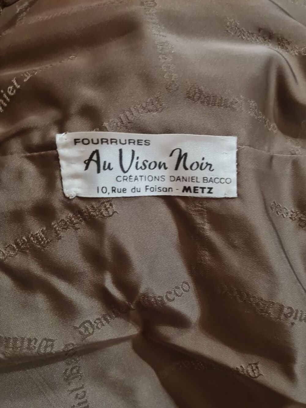 Manteau long en vison Vêtements