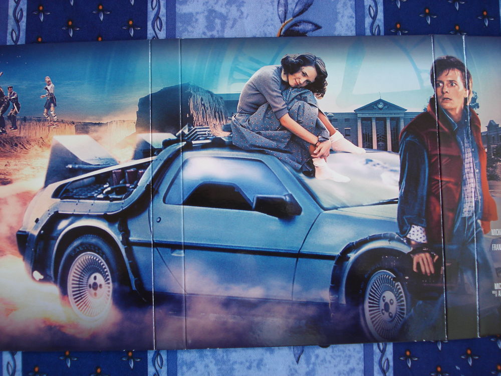 Coffret retour vers le futur en blu-ray DVD et blu-ray