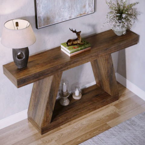 Console bois massif ? Esprit atelier et g�om�trie brute 149 Lyon 9 (69)