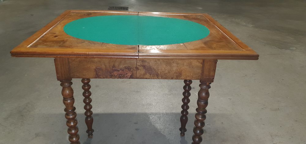 table de jeux ancienne en bois Meubles