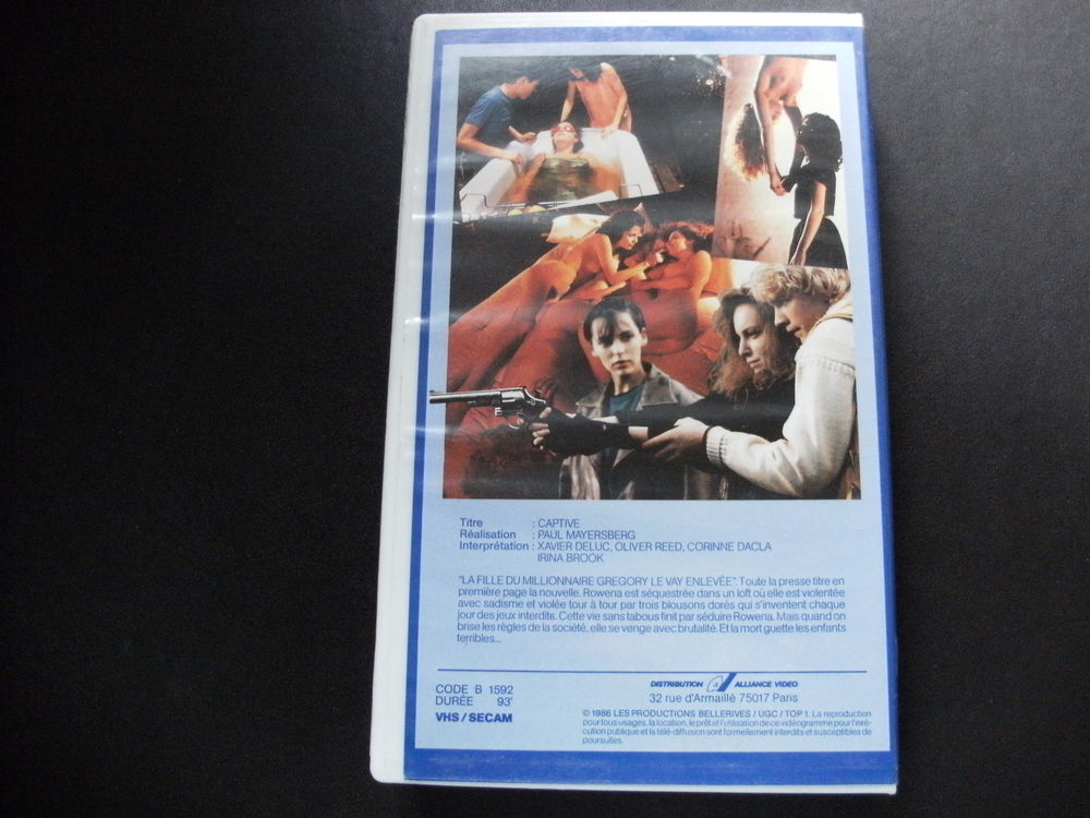 rare film : Captive ( 1986 ) DVD et blu-ray