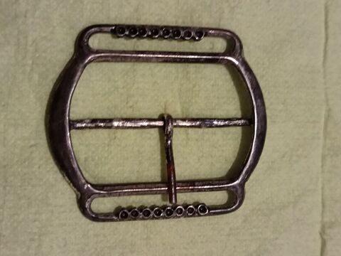 Grande Boucle de Ceinture Vintage en Laiton Massif   N�6
13 Thonon-les-Bains (74)