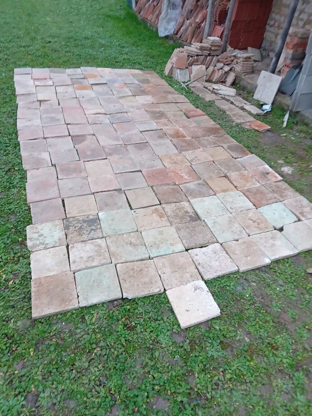 Tomettes anciennes Jardin