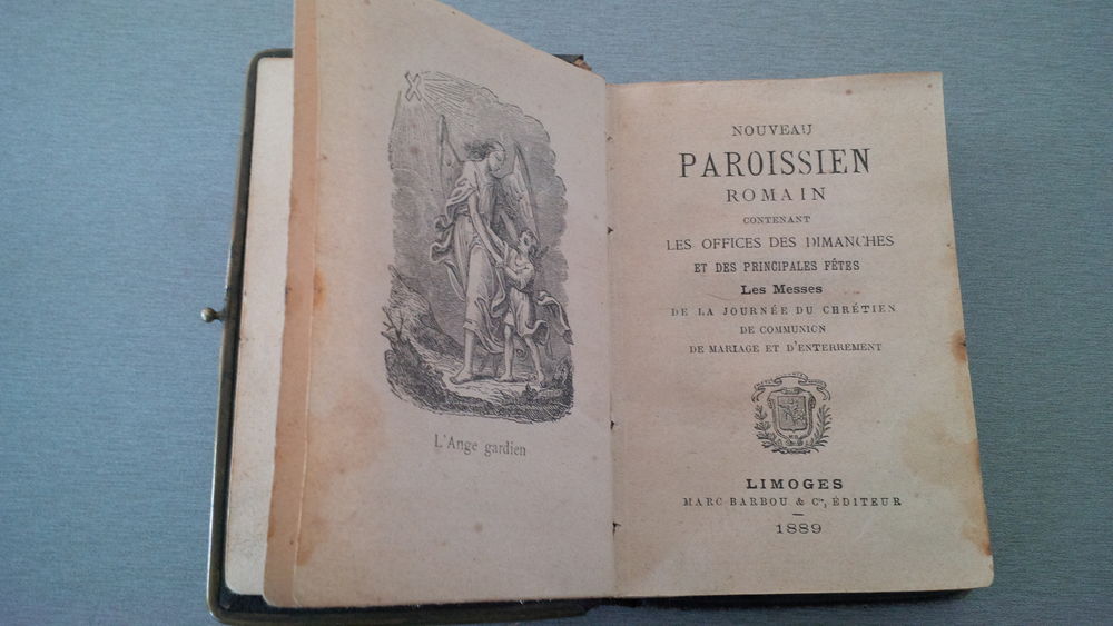 Paroissien romain de 1889 de limoges Livres et BD