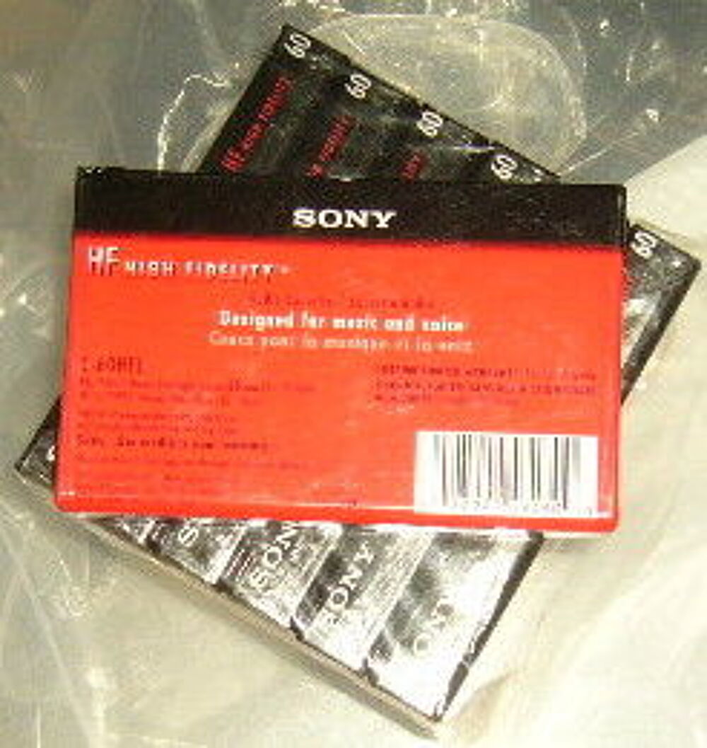 7 cassettes audio HF SONY 60mn neuves Audio et hifi