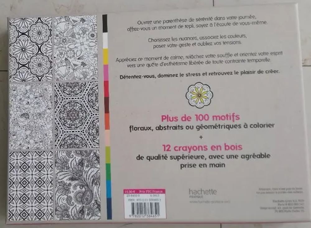 Art-th&eacute;rapie - 100 coloriages anti-stress - Neuf - 7€
Livres et BD