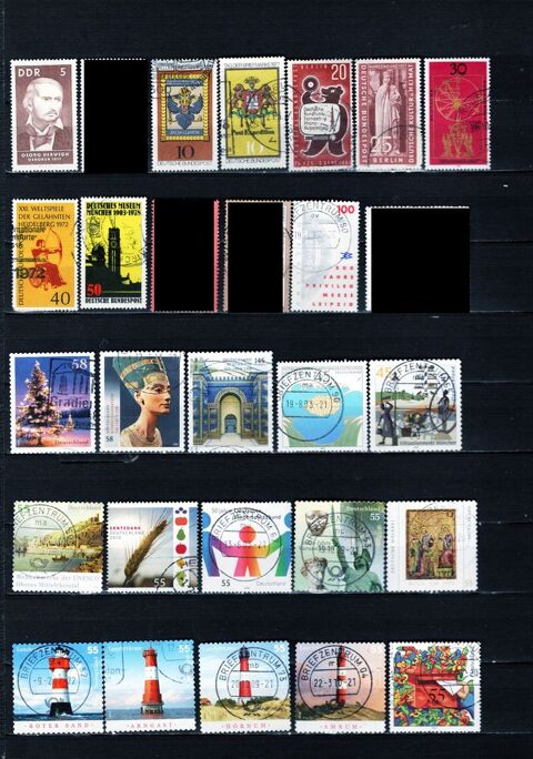 lot de 176 timbres d'ALLEMAGNE 8 Les glisottes-et-Chalaures (33)