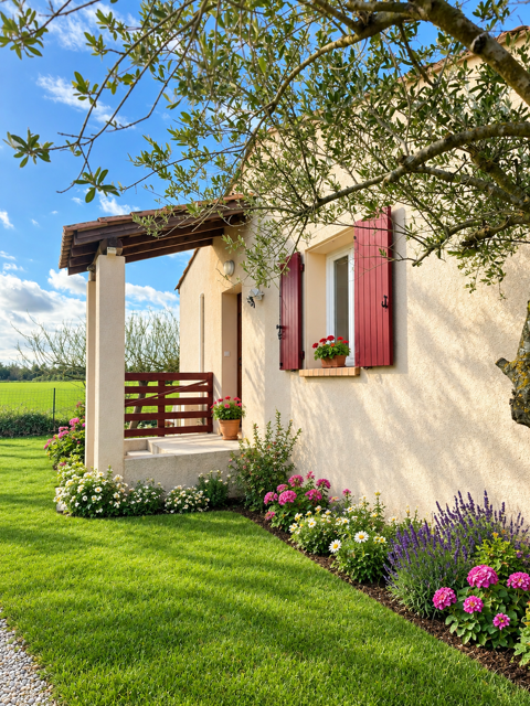   Villa de plain-pied non mitoyenne sur un terrain de 410m² Villa - 4 pièce(s) - 72 m²