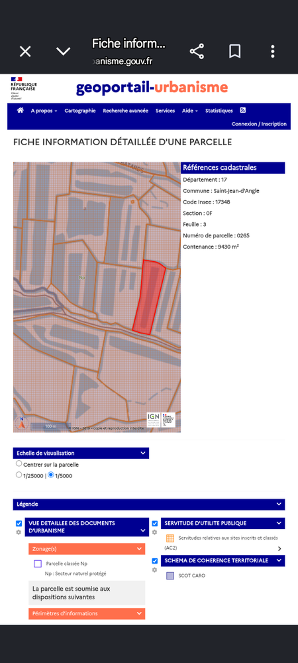 Location Terrain Marais commune de Saint Jean d'Angle 17620
1ha84a90ca Saint-jean-d'angle