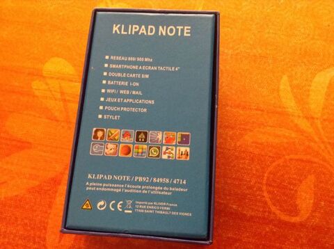 Klipad Note  smarphone  PB 92  55 Six-Fours-les-Plages (83)