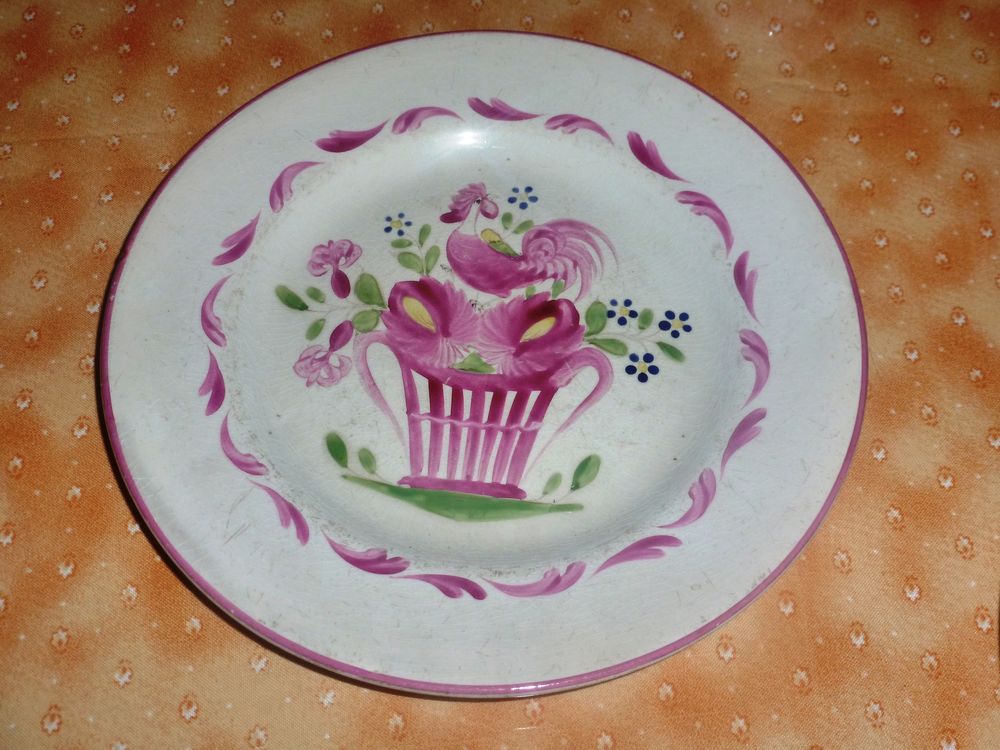assiettes anciennes ,au choix le lot de 4 Décoration