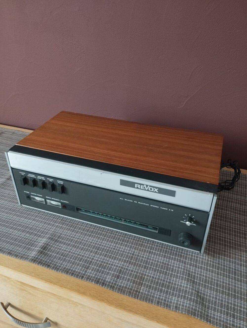 Ampli tuner REVOX A76 Audio et hifi