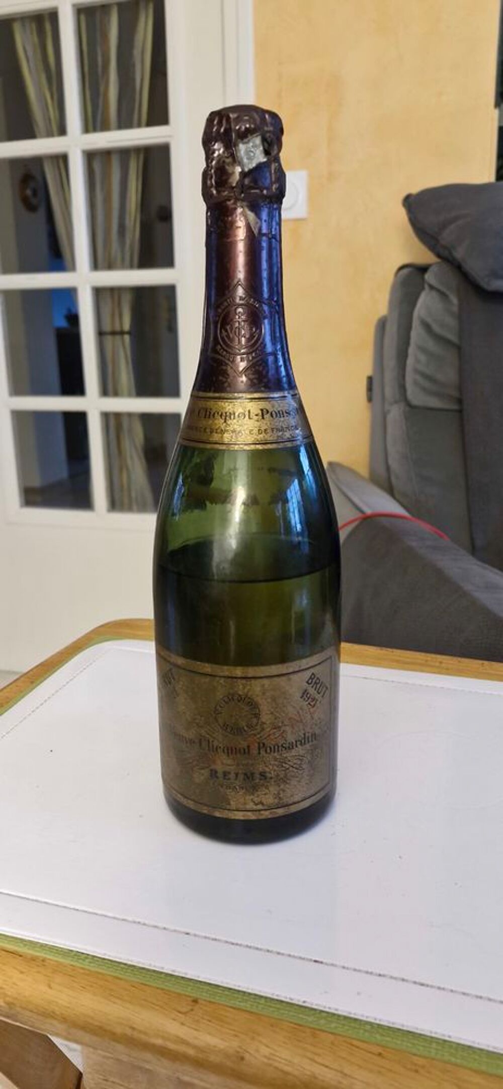 Champagne ancien veuve clicquot ponsardin 1921 