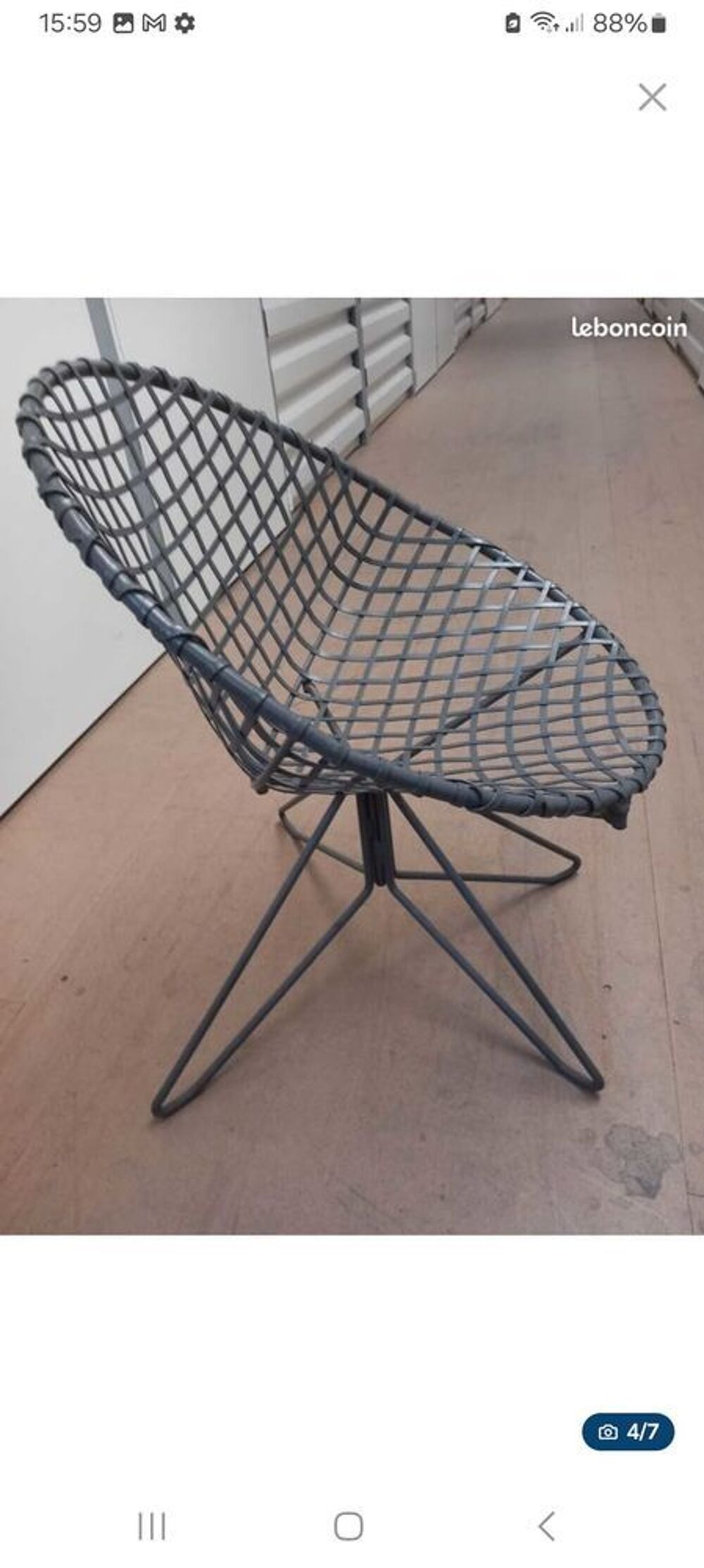 fauteuil de jardin m&eacute;tal Meubles