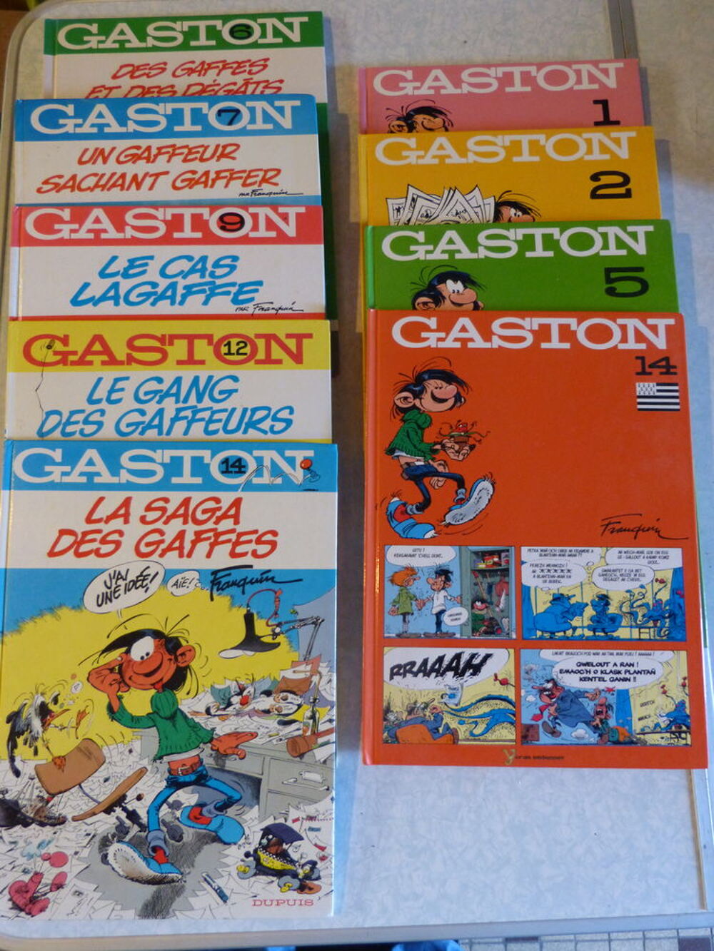 BD - GASTON a choisir - LISEZ TOUT LE TEXTE Livres et BD