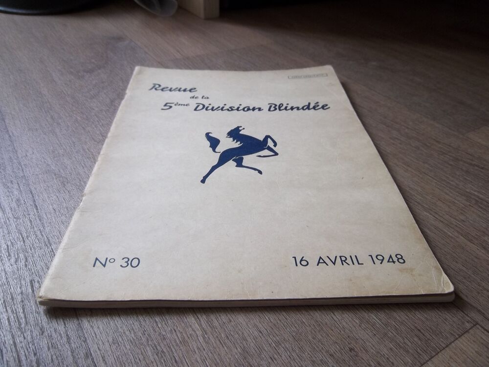 document revue de la 5 &eacute;me Division Blind&eacute;e 1948 DB 