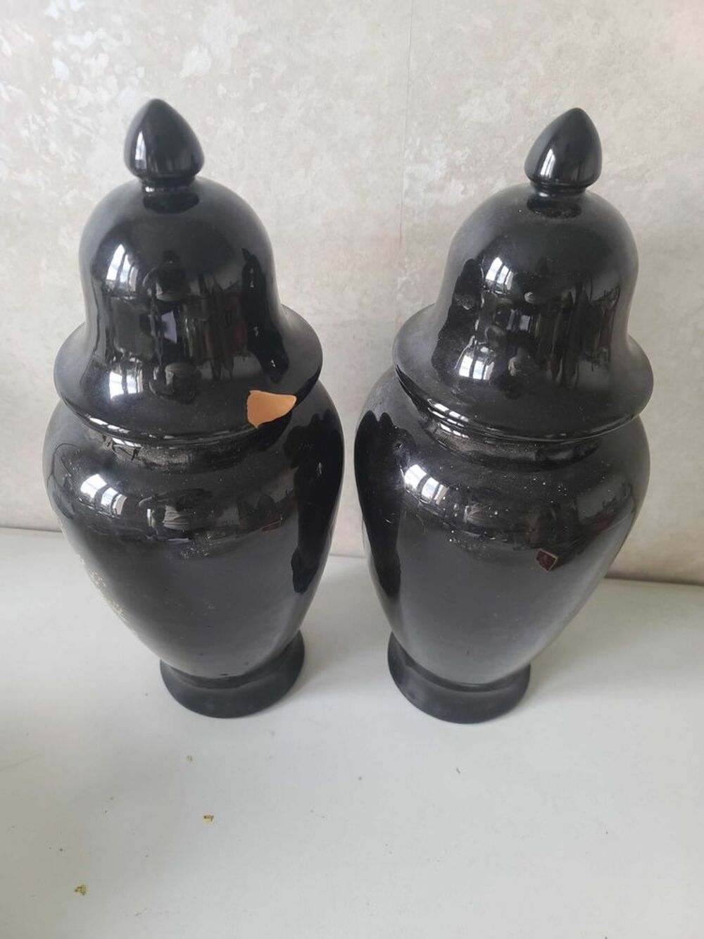 lot 2 vases anciens Japonais Décoration