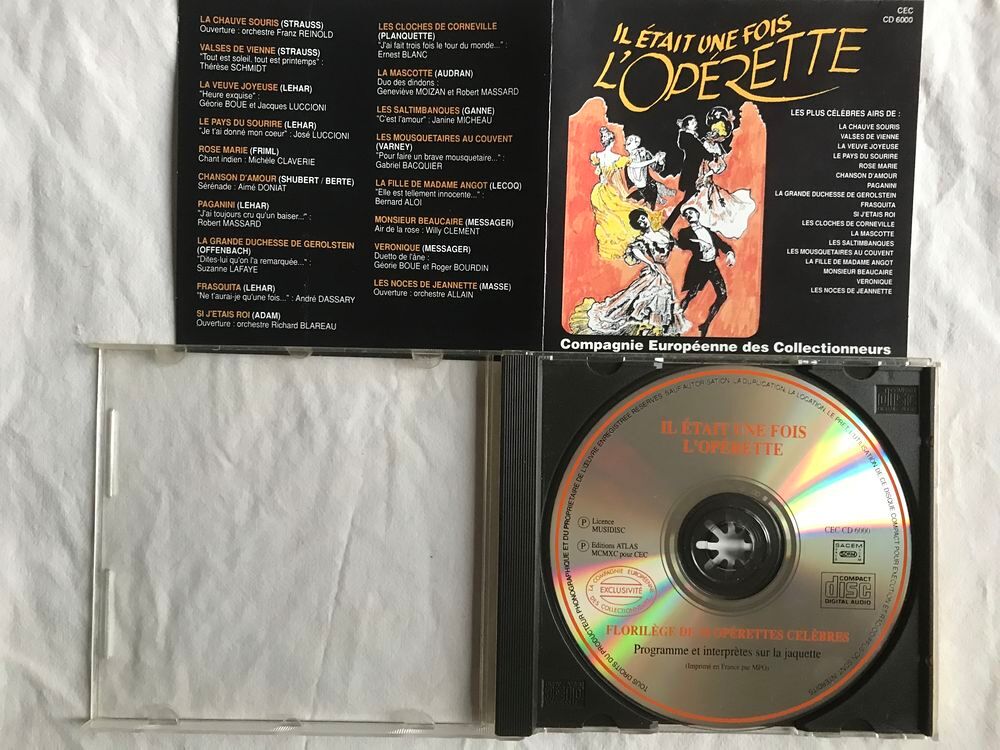 CD Il Etait Une Fois L'Op&eacute;rette (Strauss / Offenbach /...) CD et vinyles
