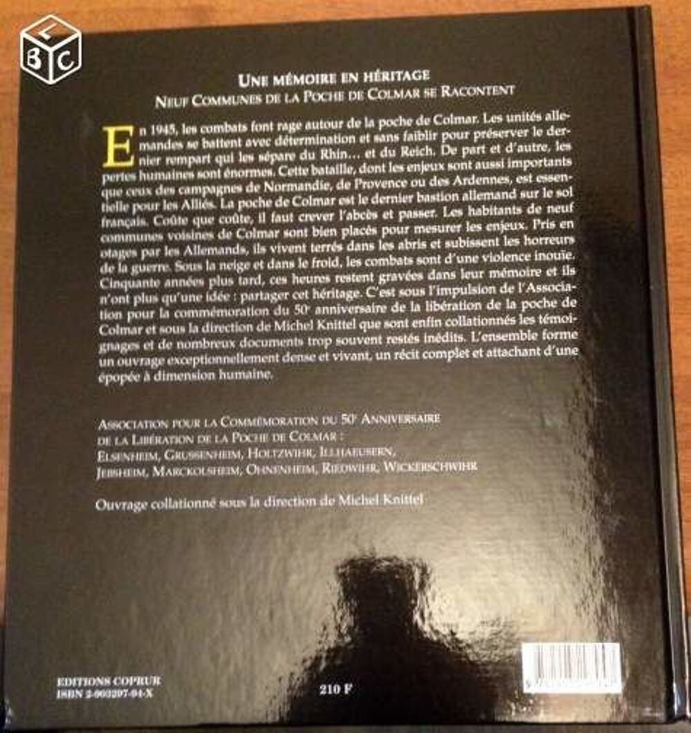  la poche de colmar, les derniers jours Livres et BD
