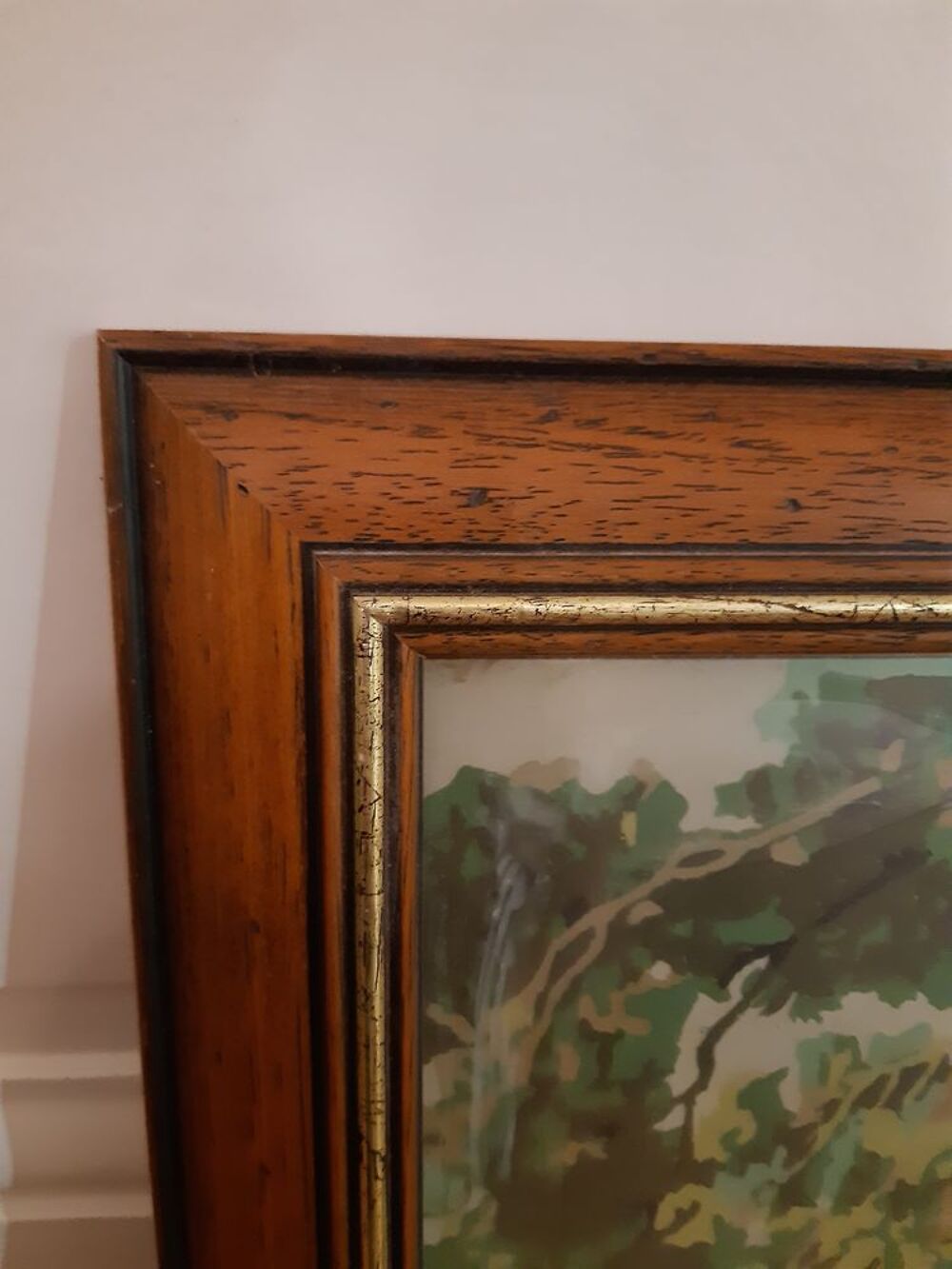 Encadrement bois pour peinture, tapisserie, Décoration