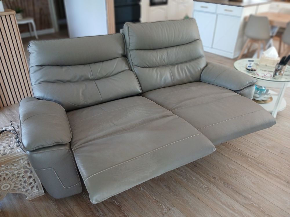 CANAP&Eacute; CUIR RELAX &Eacute;LECTRIQUE Meubles