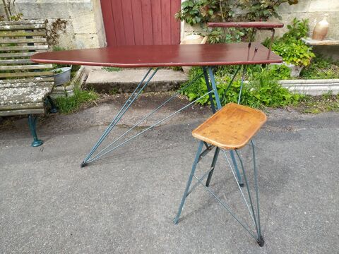 Table  Repasser et Tabouret Libellule Vintage 1960 1 Loches (37)