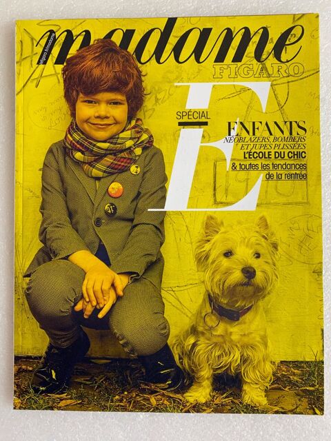 MADAME FIGARO Spécial enfants n°22397 12/08/2016 / Cyrille E 6 Joué-lès-Tours (37)