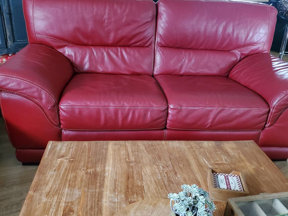 CANAPE CUIR Meubles