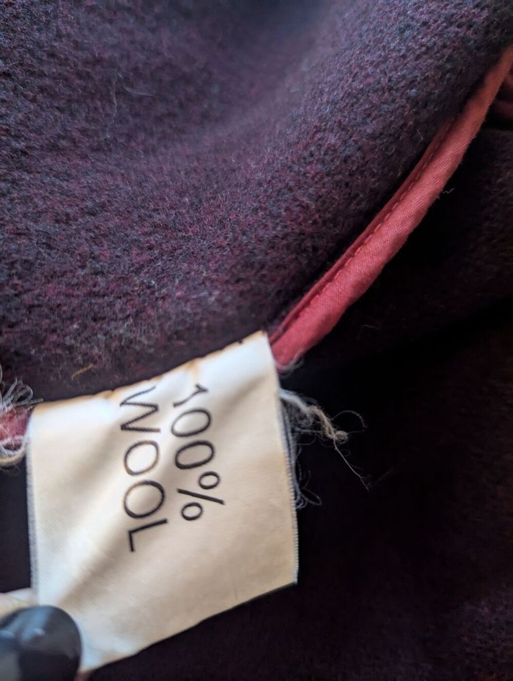 Duffle-coat homme OLD ENGLAND prune Vêtements
