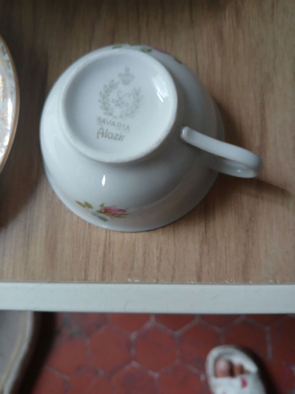 service &agrave; caf&eacute; BAVARIA Alozir, 12 tasses 12 sous tasses Décoration