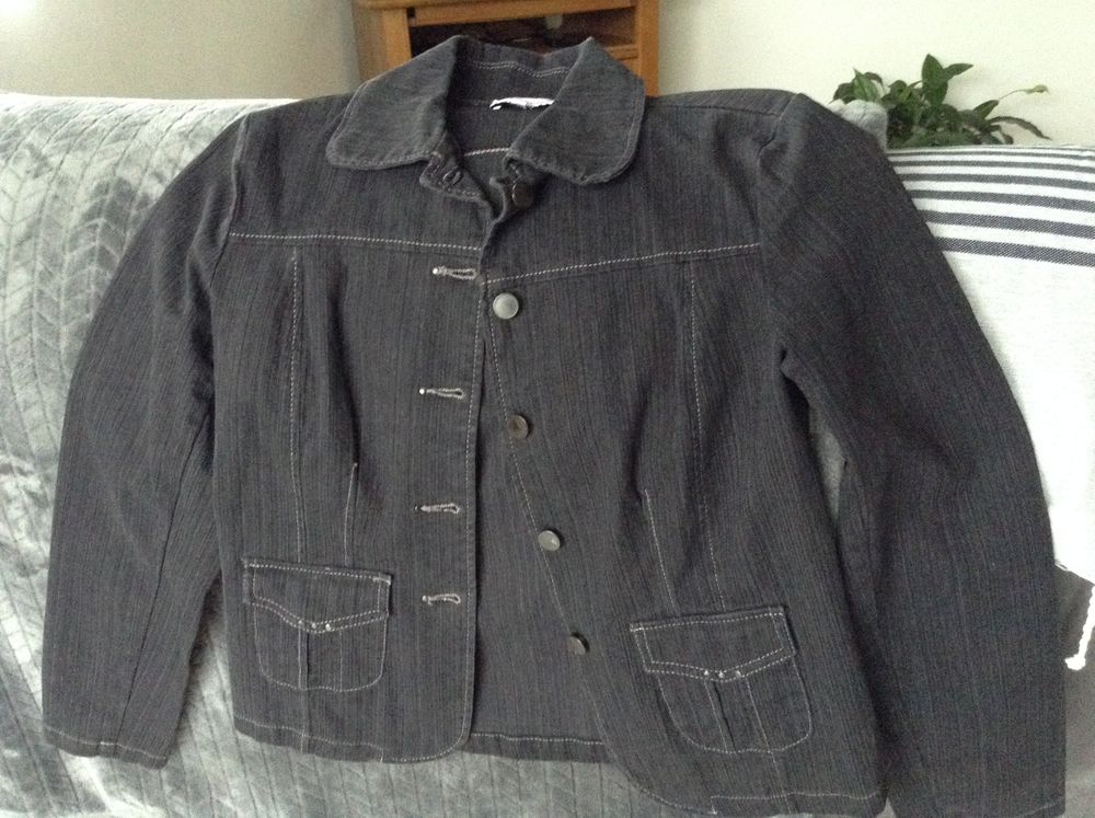 veste en jean femme Vêtements