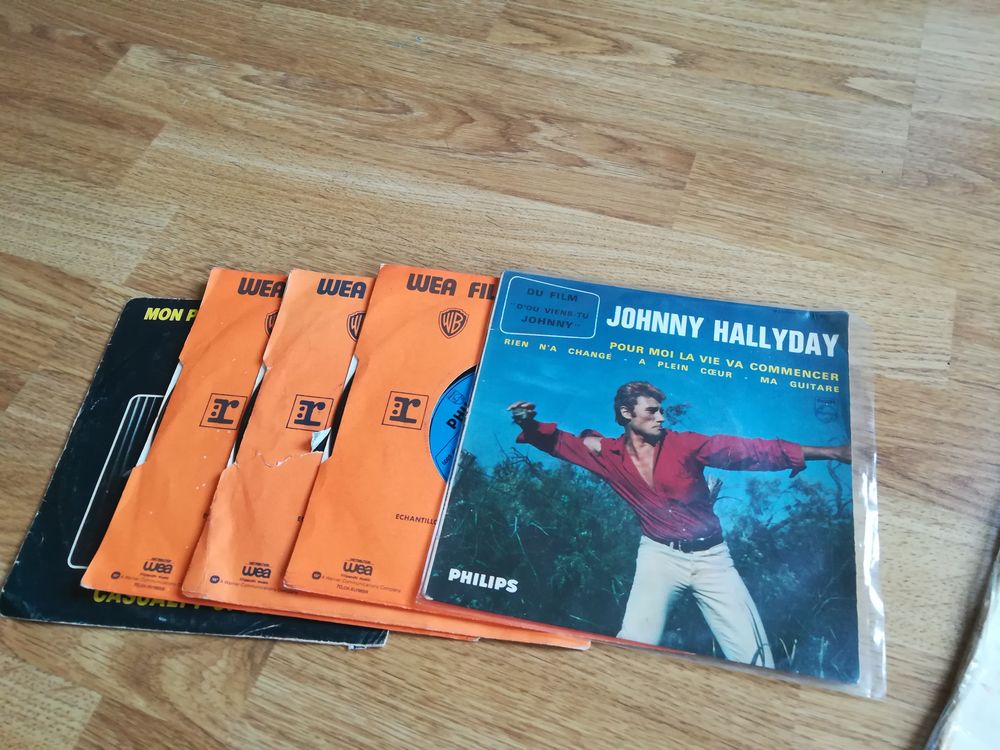 45 et 33 tours de Johnny Hallyday CD et vinyles