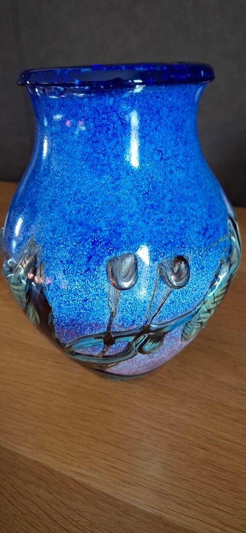 vase de l'artiste verrier Jean-Claude Novaro 520 Pulnoy (54)