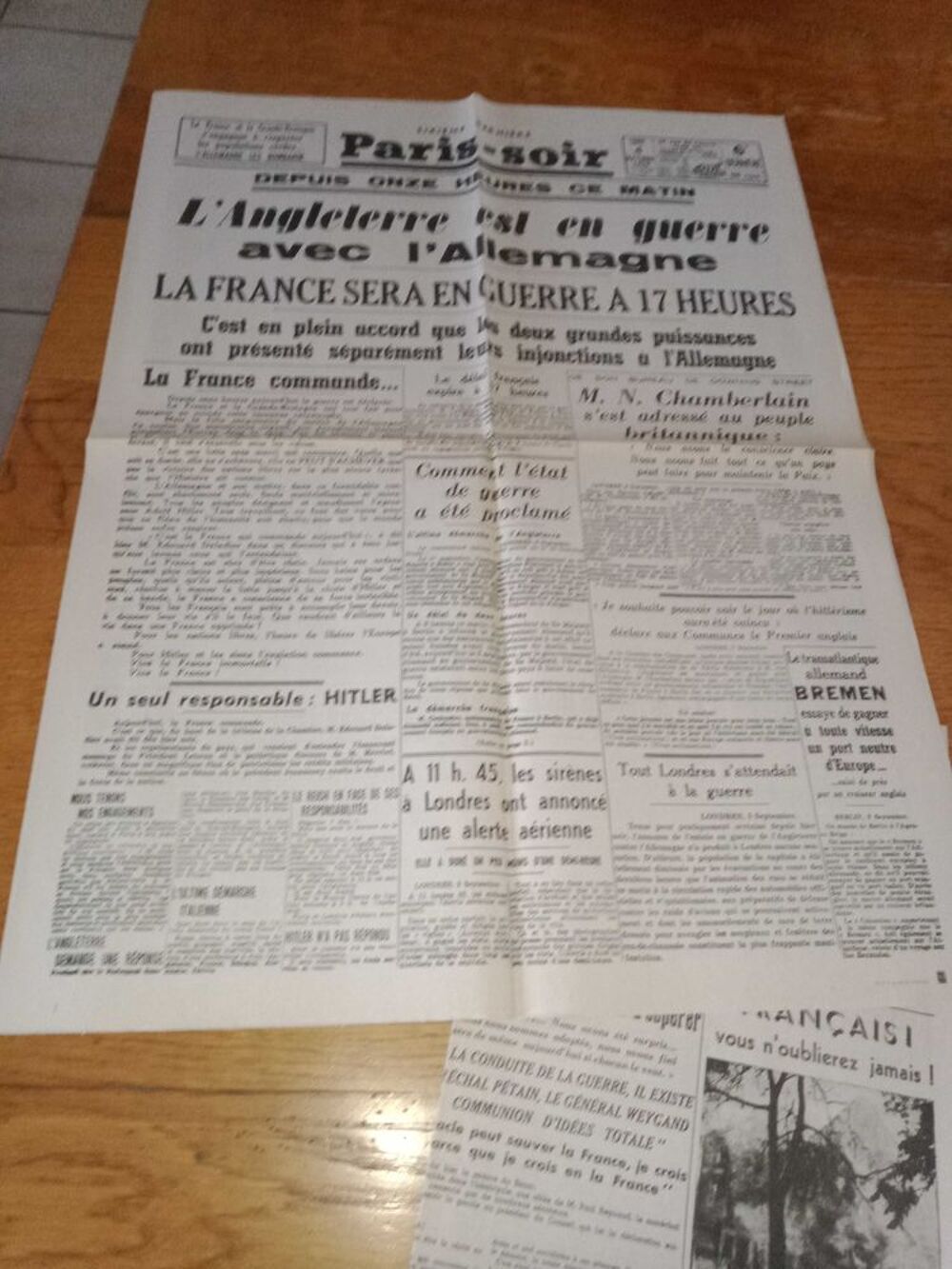 journal seconde guerre mondiale 