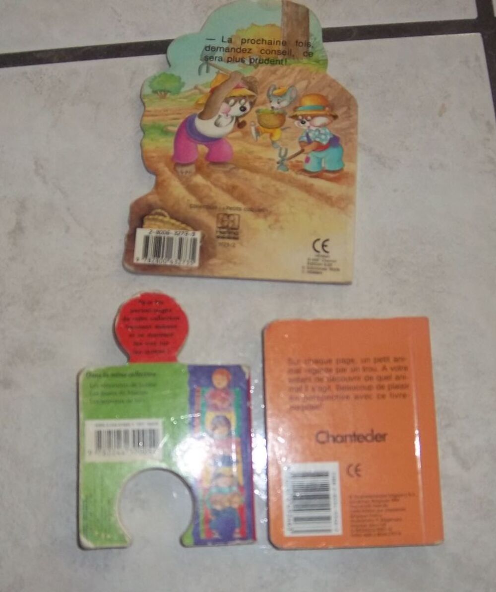 3 petits livres cartonn&eacute;s enfant Livres et BD