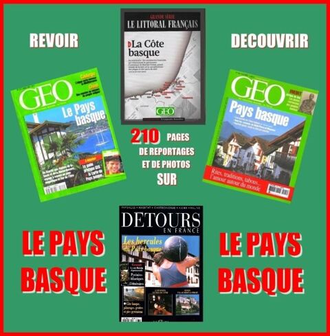 LE PAYS BASQUE - go - LA COTE BASQUE 15 Lille (59)