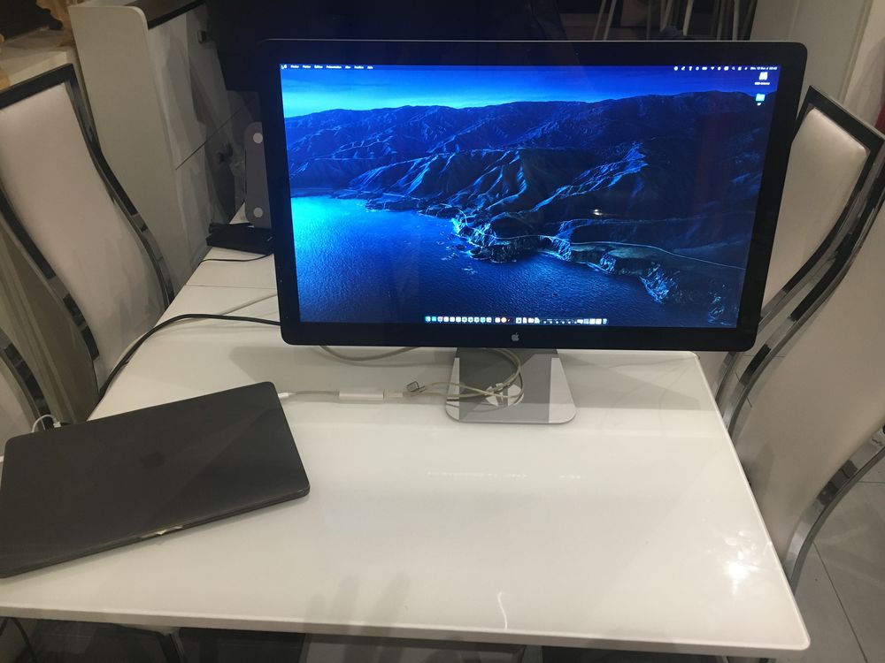 &Eacute;cran Apple Thunderbolt A1407 27 pouces emc 2432 LCD argent Matériel informatique