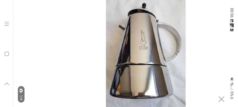 Cafeti&egrave;re italienne &quot; Mia &quot; 6 tasses Guido Bergna Bialetti Cuisine