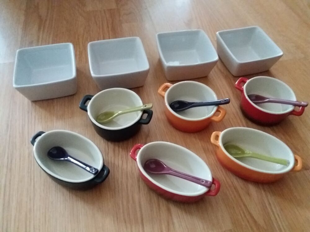 Lot de 10 ramequins Cuisine