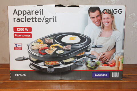 Appareil Raclette/Grill QUIGG 8 personnes en parfait �tat. 10 Sa�ne (25)