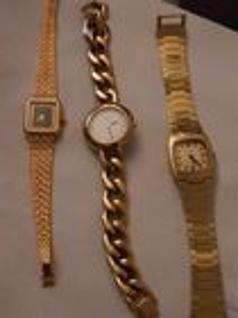 Montres plaqu&eacute; or pour femme Bijoux et montres