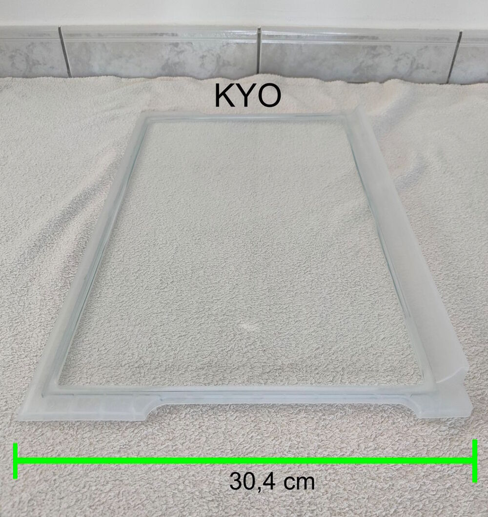 Whirlpool Clayette &eacute;tag&egrave;re, verre transparent 481245088283 Electroménager