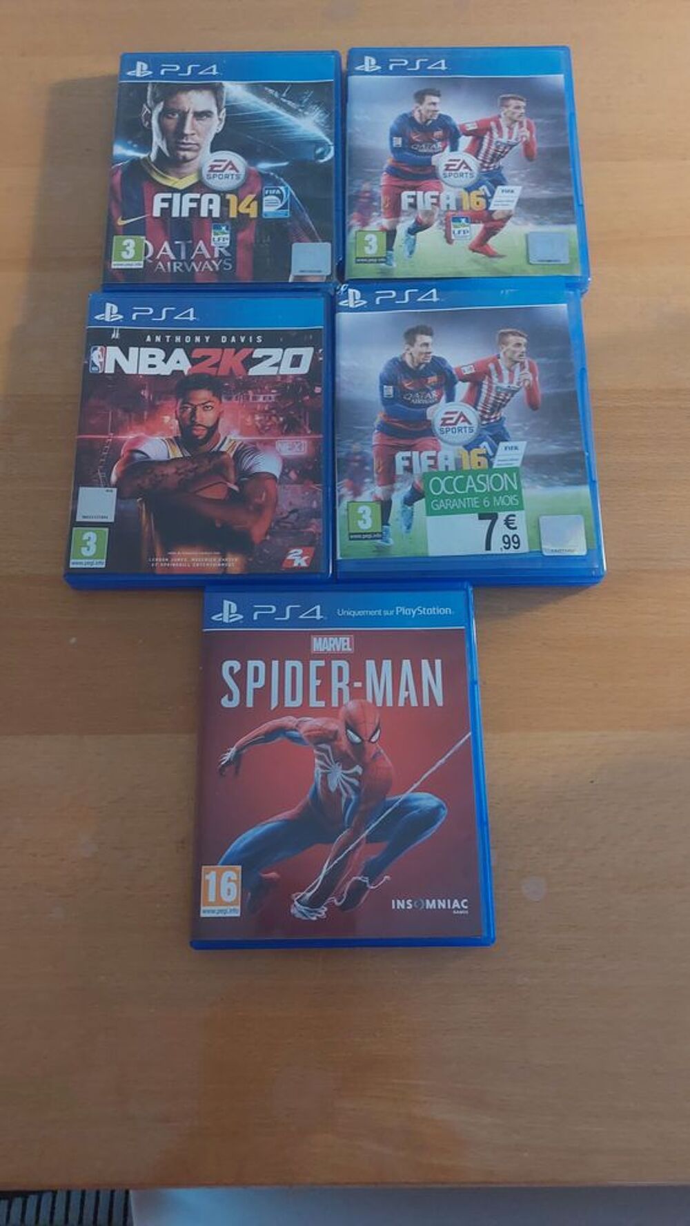 Lot de jeux PS4 Consoles et jeux vidéos