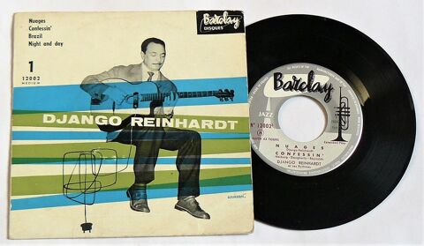 EP Django REINHARDT : Nuages +3 - Barclay 10.002 Medium 5 Argenteuil (95)