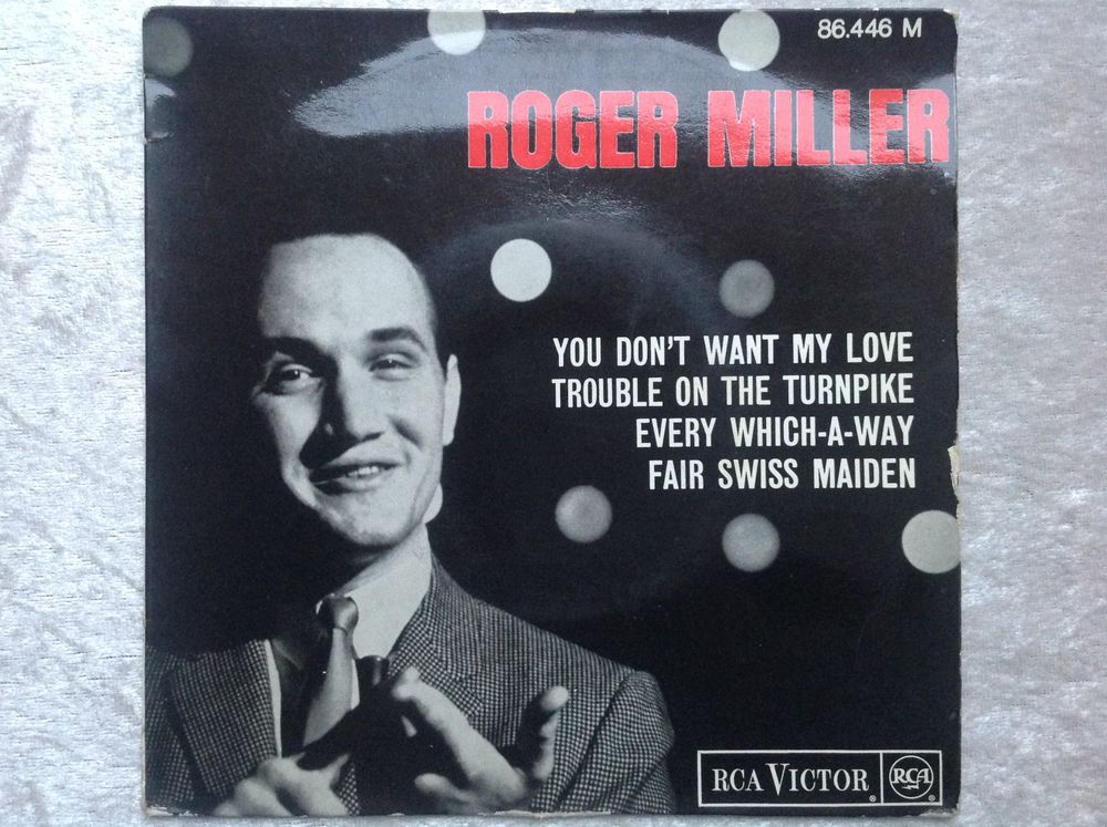 ROGER MILLER DISQUE 4 TITRES CD et vinyles